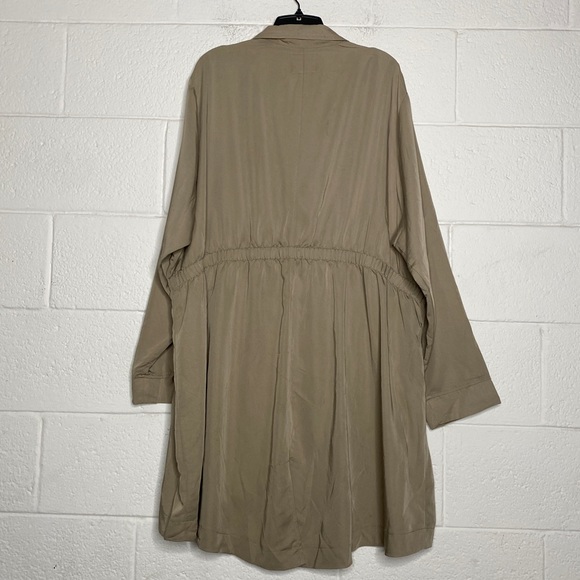 Torrid green utility jacket dress women's size 4 / 4X - Picture 8 of 10